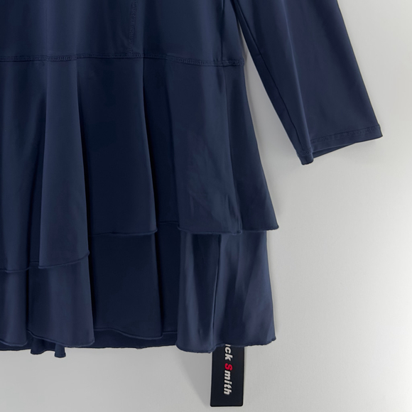 NWT JACK SMITH Blue TENNIS SPORTS Athletic Dress GOLF Long Sleeve WOMENS 2XL 2X - Picture 5 of 9